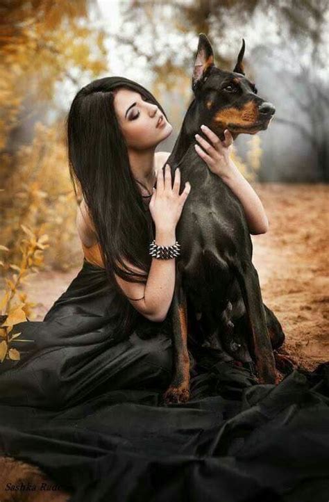 Doberman | Girl and dog, Doberman, Doberman pinscher dog