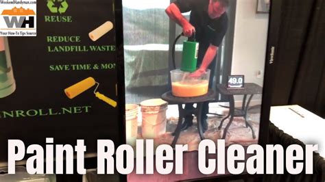 The EASIEST Way To Clean Your Paint Roller with Clean N Roll Paint Roller Cleaner - YouTube