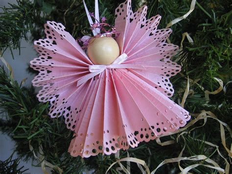 Angel Christmas Tree Ornament Paper Ornaments, Christmas Ornaments To Make, Noel Christmas ...