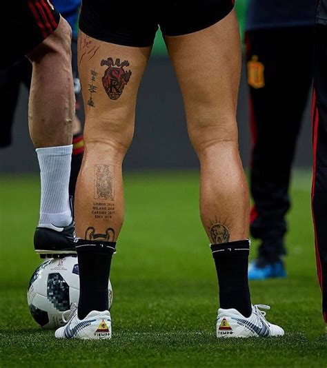 Soccer Leg Tattoos