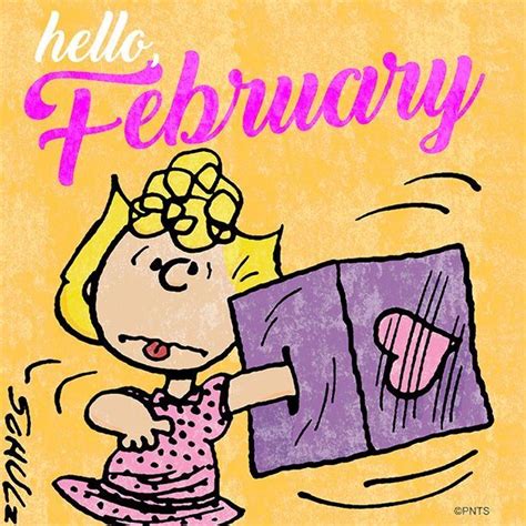 February is here! | Snoopy cartoon, Snoopy, Snoopy quotes