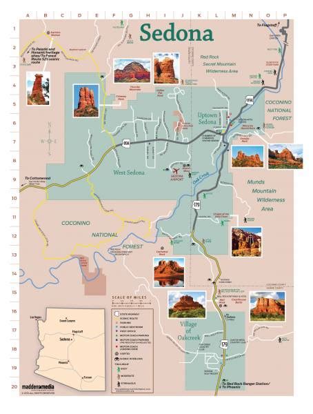 Map of Sedona AZ | Visit Sedona