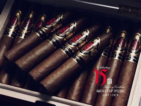 New Limited Edition God Of Fire 15th Anniversary Cigars | Cigar Journal