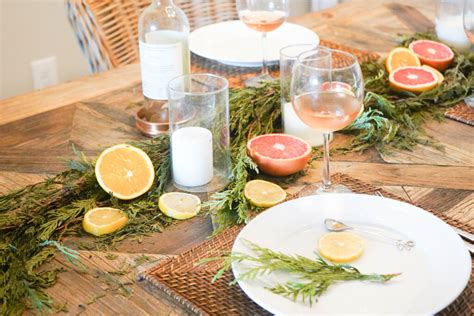 How To Decorate A Table With Fruit