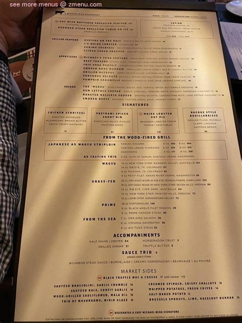 Online Menu of Bourbon Steak Washington DC Restaurant, Washington, District of Columbia, 20007 ...