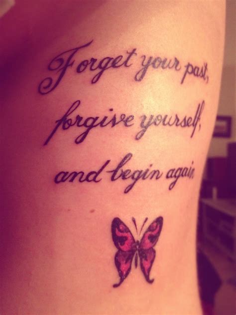 Nice quote tattoo with butterfly! | Tattoos | Pinterest | Nice quotes, Quote tattoos and Love this