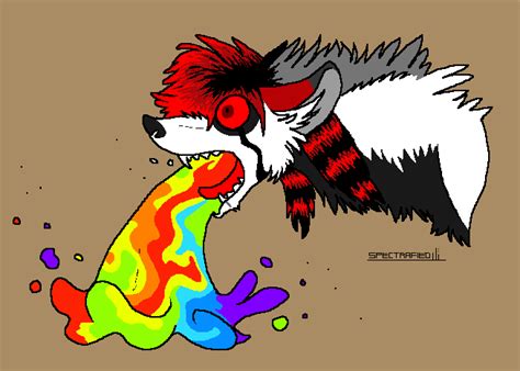 Barfing Rainbows by makou-kitsune on DeviantArt