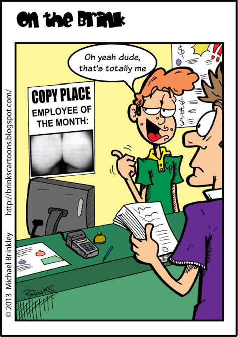 The Brinks Cartoon Blog: Employee of the Month