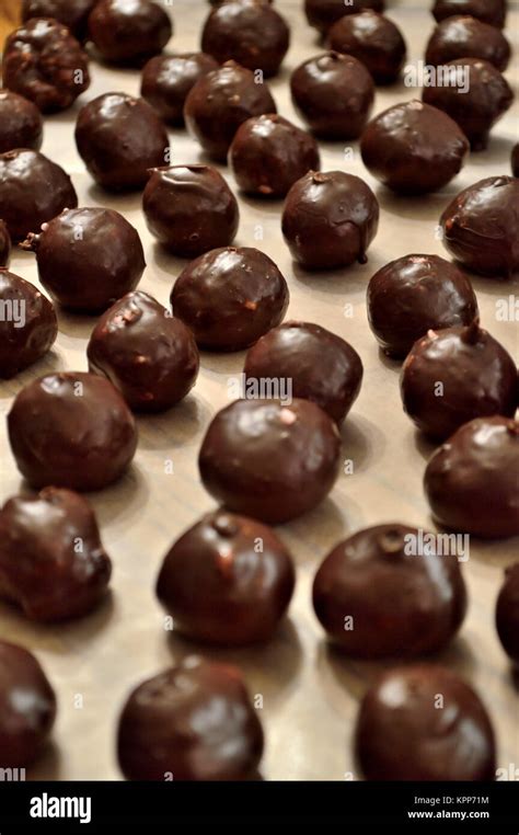 Chocolate Bon-bon candy Stock Photo - Alamy