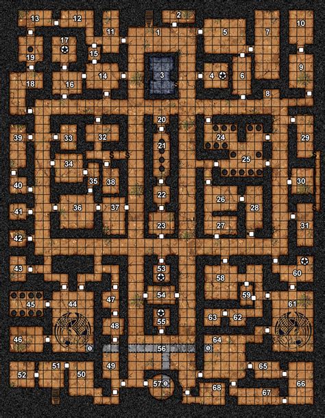 Colour/Textured Dungeon Maps Page 2 | Creative Commons Licensed Maps | Paratime Design Cartography