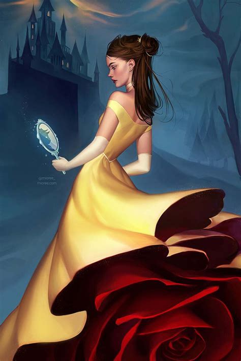 disney princess digital art illustrations - newton-just