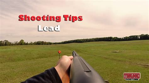 Tips for Better Wing & Clay Shooting - Lead - YouTube