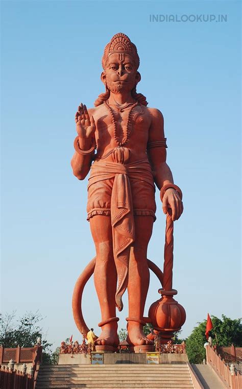 Hanuman of Shri Adya Katyayani Shaktipeeth Mandir | Hanuman, Statue, Lord hanuman