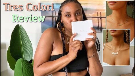 TRES COLORI REVIEW PT2 |TRES COLORI JEWELRY | CUSTOM NAME NECKLACE | DID IT TARNISH ? 👀 - YouTube