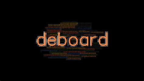 Deboard Past Tense: Verb Forms, Conjugate DEBOARD - GrammarTOP.com