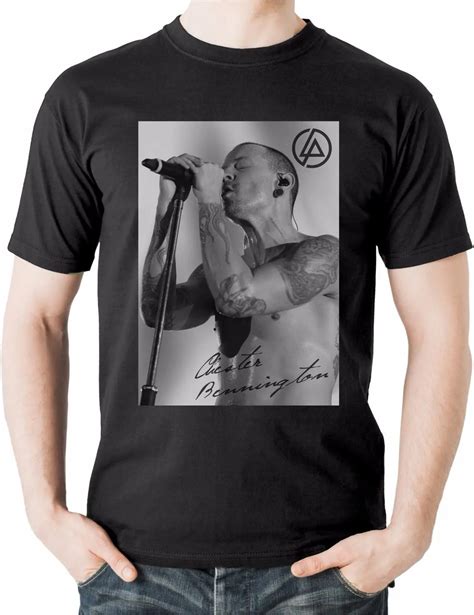 Chester Bennington T Shirt Linkin Park Hybrid Theory Rock Band Music ...