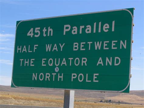 File:45th parallel sign - Baker City, Oregon.jpg - Wikipedia