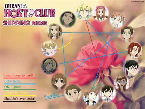 ouran high school host club shipping meme by softflowerprince on DeviantArt