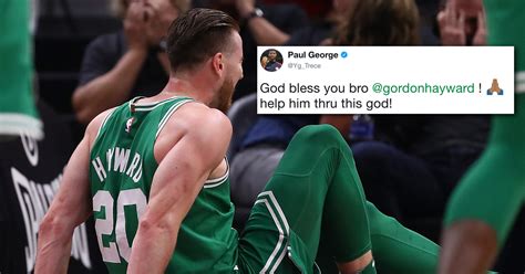 NBA Players React To Gordon Hayward's Leg Injury