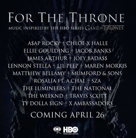 'Game of Thrones' Soundtrack 'For The Throne' Features The Weeknd ...