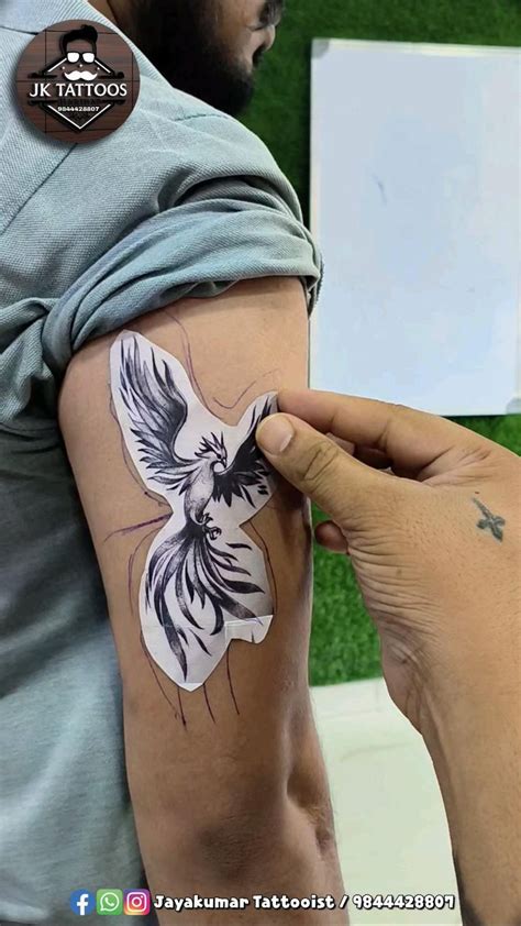 phoenix bird tattoo by jayakumar tattooist jk tattoos harihara ...