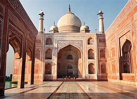 Premium AI Image | Taj mahal at agra