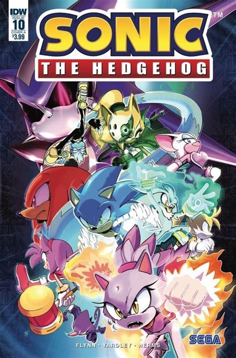 Cover A of IDW Sonic the Hedgehog #10 by Adam Bryce Thomas : r/comicbooks