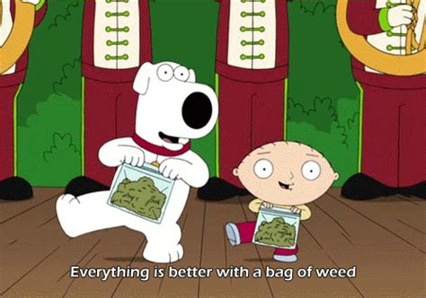 bag of weed family guy gif | WiffleGif