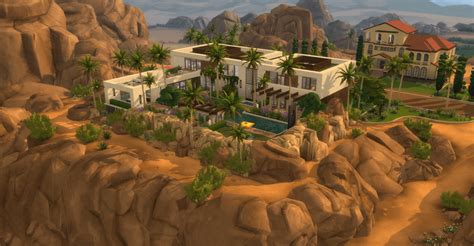 Desert Mansion Oasis | Just finished my enormous desert oasis mansion build and am super pleased ...