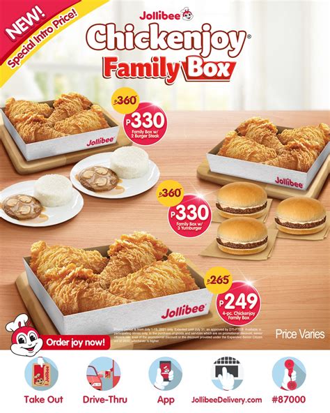 EXTENDED || Special Introductory Price: New Jollibee Chickenjoy Family Box