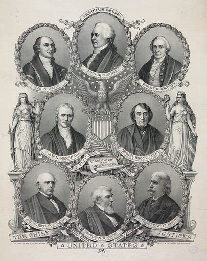 The Chief Justices of the United States free public domain image | Look and Learn