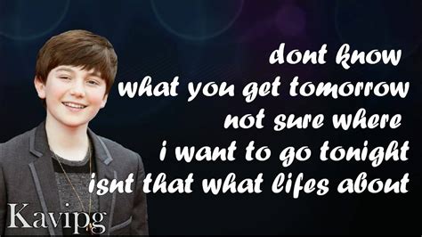 Greyson Chance - Take A Look At Me Now - Lyrics On Screen - YouTube