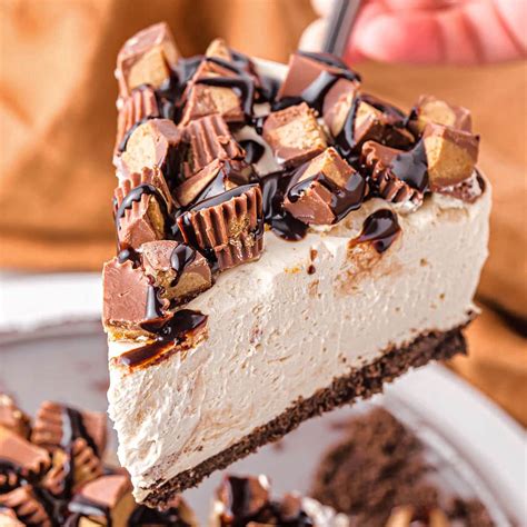 Reese's No Bake Peanut Butter Cheesecake - Mom On Timeout
