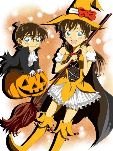 Conan vampire & Ran witch Halloween Themes, Happy Halloween, Halloween Costumes, Kaito Kid, 6 ...