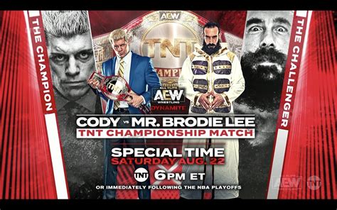 Aew Tnt Championship Brodie Lee - Aew Dynamite 22 8 2020 Cody Vs Brodie ...