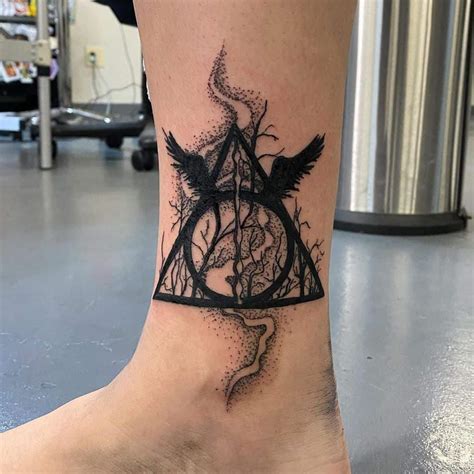 Top 50 Best Deathly Hallows Tattoos [2021 Inspiration Guide]