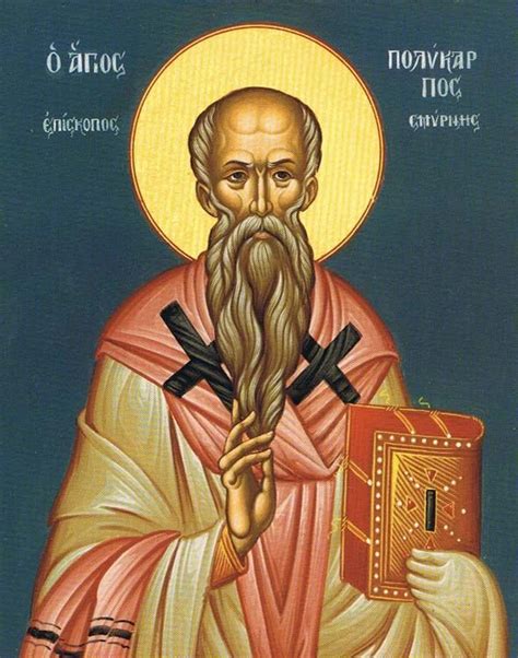 Feast day: February 23 St Polycarp, Saint Joseph School, Apostle John ...