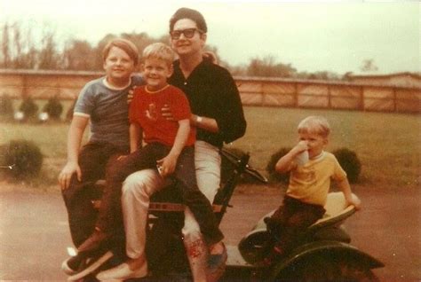 Roy Orbison with his three oldest sons: Roy Duane, Anthony King, and ...