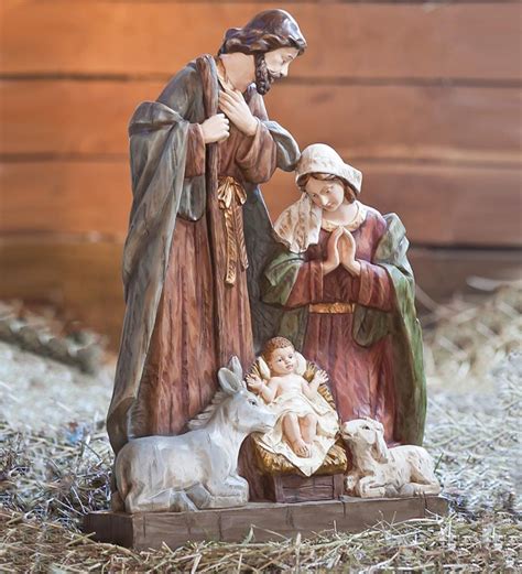 Holy Family Nativity Statue | Wind and Weather