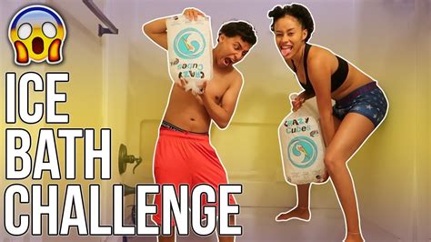 ICE BATH CHALLENGE!! *1000 ICE CUBES* - YouTube