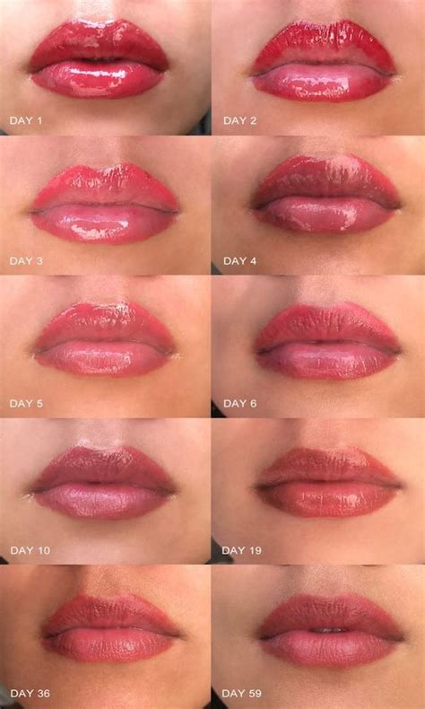 Semi Permanent Makeup Lips Healing Process | Saubhaya Makeup