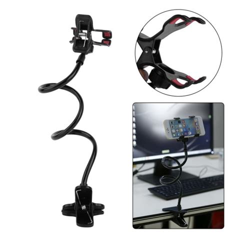 SUPERHOMUSE Universal Flexible Holder Arm Lazy Mobile Phone Gooseneck ...