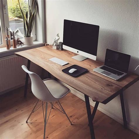 Simple Minimalist Office Desk For Small Room | Home decorating Ideas