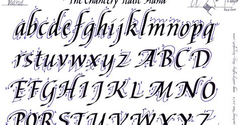 My Calligraphy Blog: Italic Exemplars (August 2010)