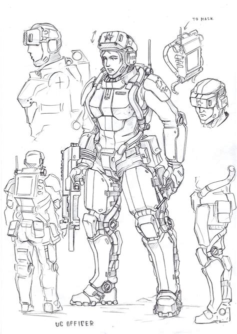 UC commander F2 by TugoDoomER Combat Armor, Battle Armor, Character Concept, Character Art ...