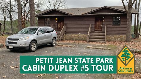 Petit Jean State Park, Arkansas | Duplex Cabin #5 Tour - YouTube