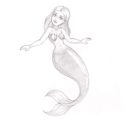 How To Draw A Mermaid in 10 Easy Steps - Dream Pigment