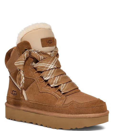 UGG Women's Highmel Suede and Mesh High Top Sneakers | Dillard's ...