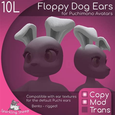 Second Life Marketplace - Puchimono - Floppy Dog Ears