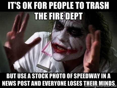 meme fire dept trash - Main and Lake